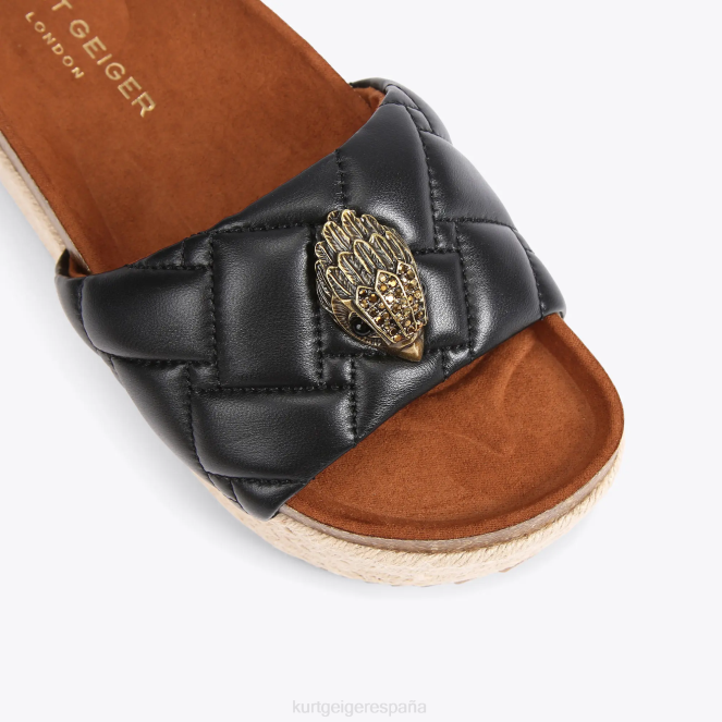 Kurt Geiger mujer plataforma plana londres kensington 2LPR439 | calzados negro